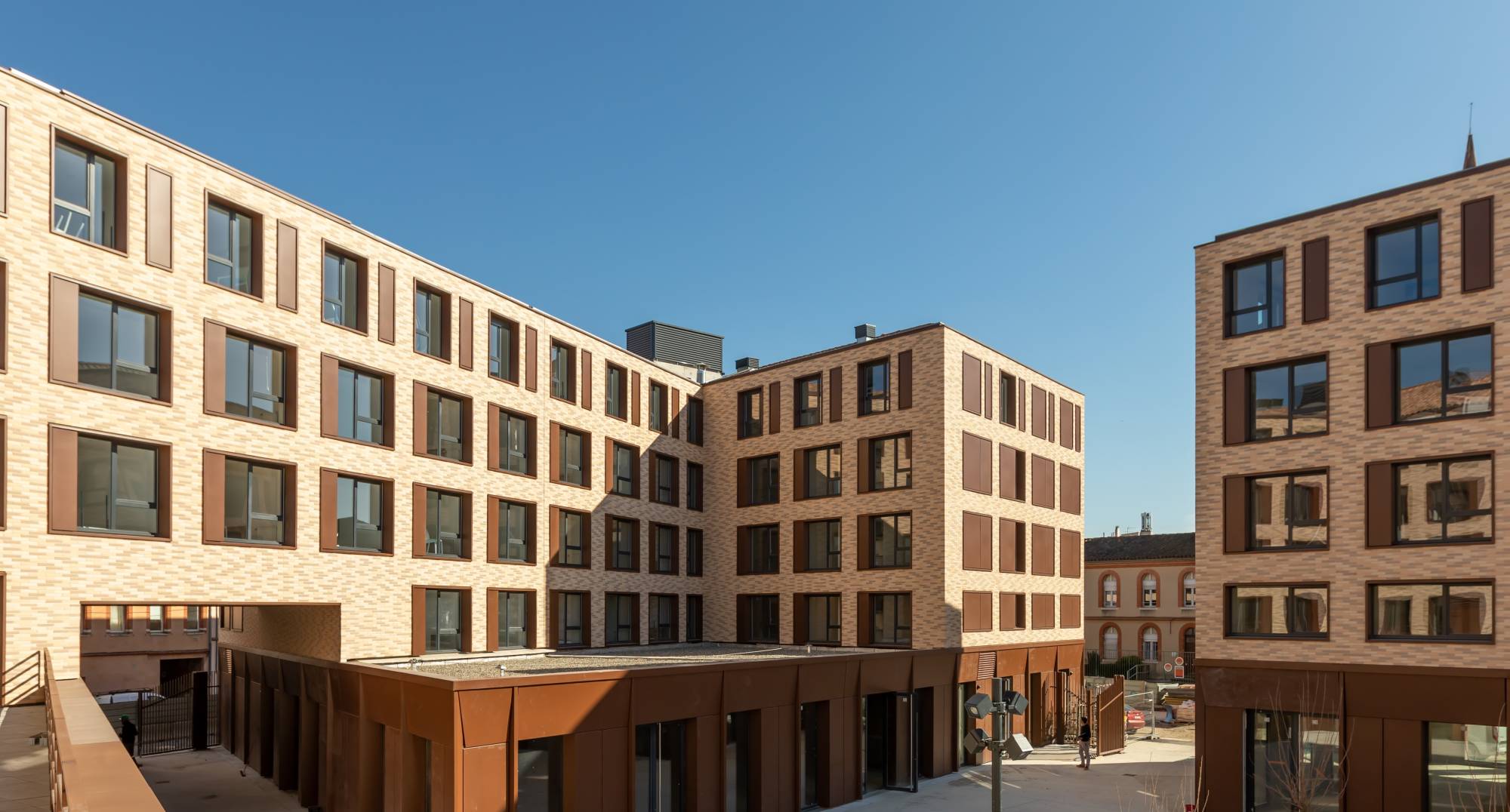 Sylvéa bardage Cité internationale des chercheurs Toulouse