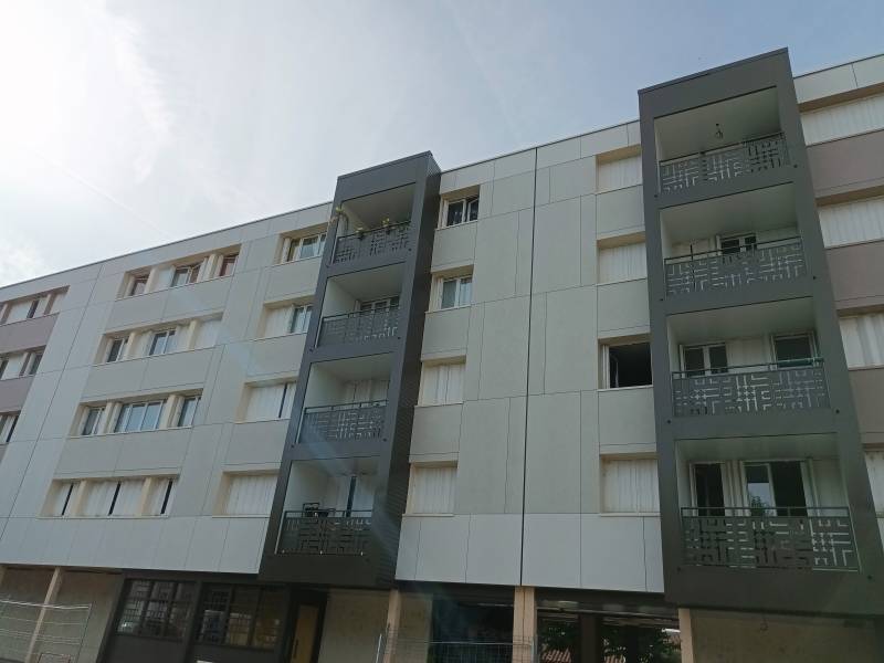 Sylvéa bardage isolation résidence Jean Macé à Périgueux 