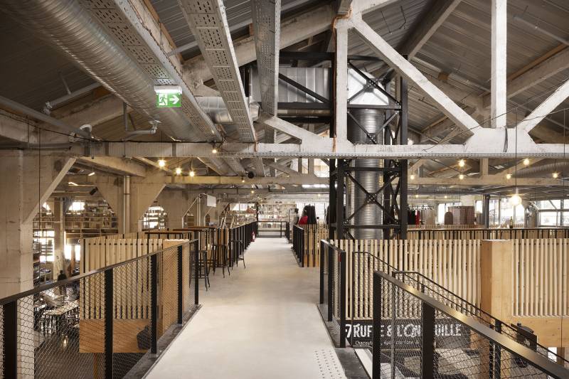 Réalisation de la menuiserie des halles de la cartoucherie à Toulouse