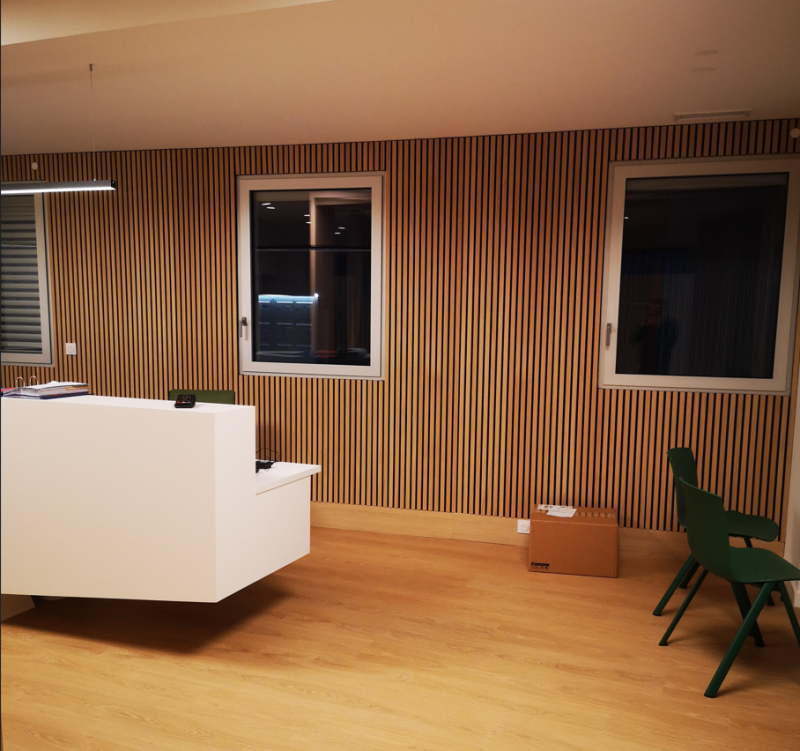 Agencement du mobilier intérieur d'un cabinet ophtalmologique à Beauzelle