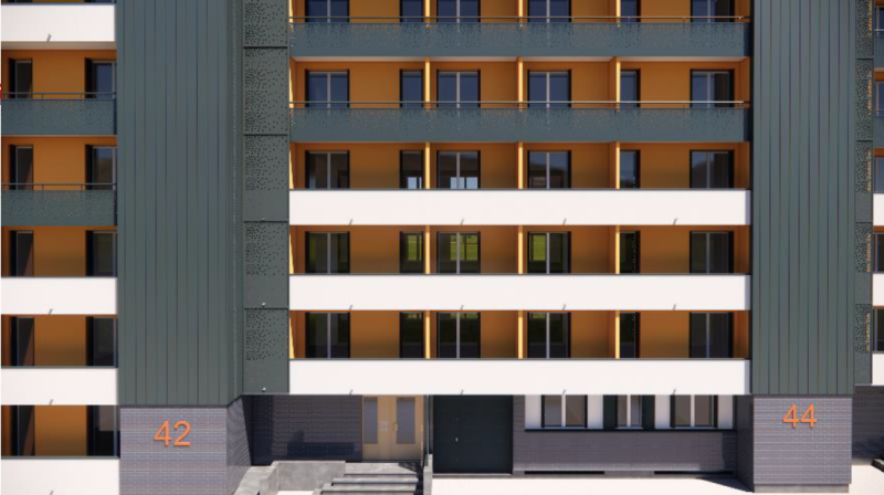 Sylvéa bardage Castres résidence Lameilhé