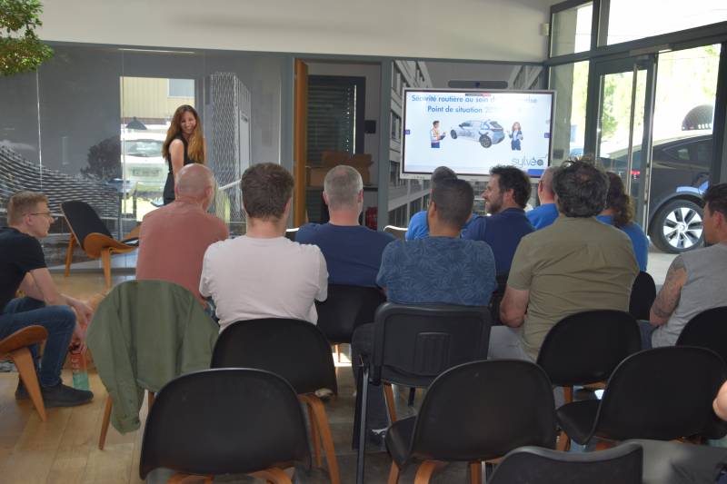  Introduction de la session de sensibilisation à la sécurité routière auprès de nos équipes