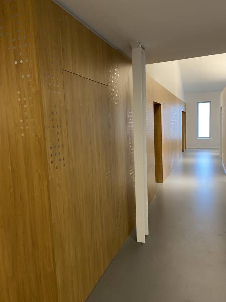 Agencement intérieur d'un cabinet dentaire à Montauban par Sylvéa