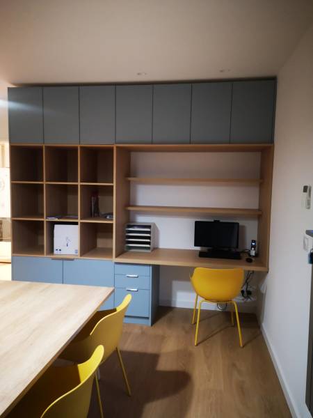 Conception du mobilier intérieur d'un cabinet d'ophtalmologie à Beauzelle Sylvéa 