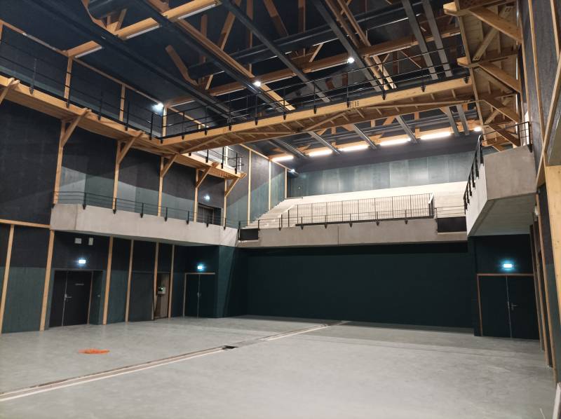 Sylvéa menuiseries interieures salle de spectacle La cabane halles de la cartoucherie Toulouse