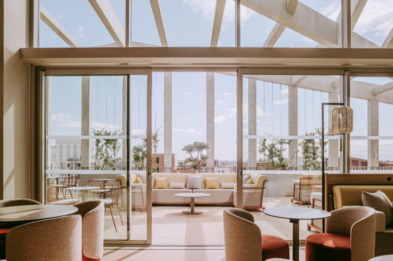 Agencement des espaces pour l'Hôtel Sangha à Toulouse