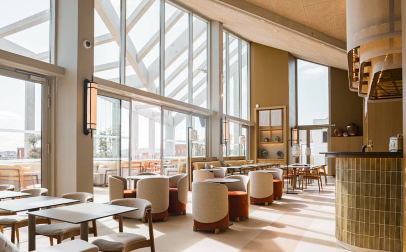 Agencement des espaces pour l'Hôtel Sangha à Toulouse