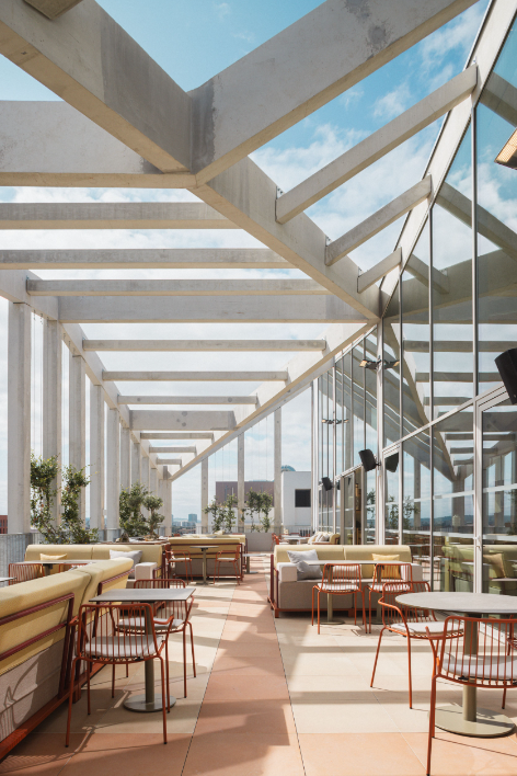 Agencement des espaces pour l'Hôtel Sangha à Toulouse